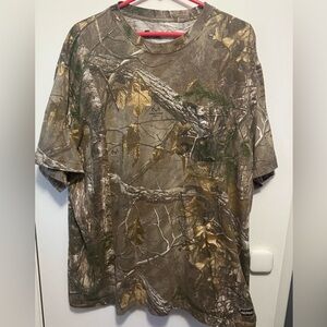 Berne Outdoor RealTree Camo Short Sleeve Pocket T Shirt Size 3XL